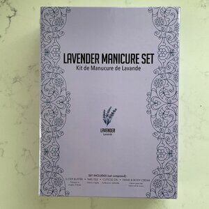 Beauty Frizz Manicure Set Lavender Complete Nail Care Kit including 4 Items NIB